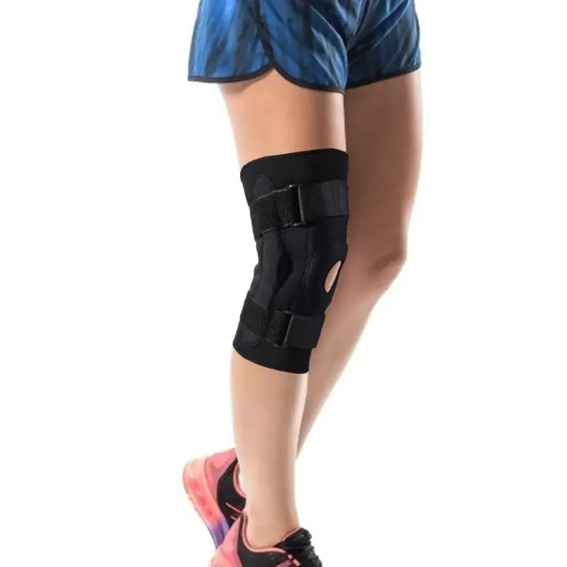 Durable Knee Brace Multi-function Portable Knee Brace Kneepad Sports Safety Patella Knee Support Guard Protector Black