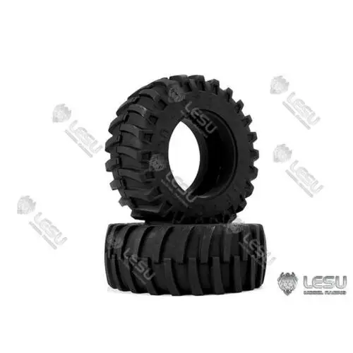 

LESU 1Pair 146.5Mm Rubber Wheel Tire for 1/16 DIY RC Truck Walremote Control Tractor Car Model Spare Parts Th16831-Smt3