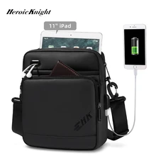 

Heroic Knight Men's Waterproof USB Crossbody Bag Oxford Shoulder Sling Bag Multifunction Fashion Short Travel Fashio Packet