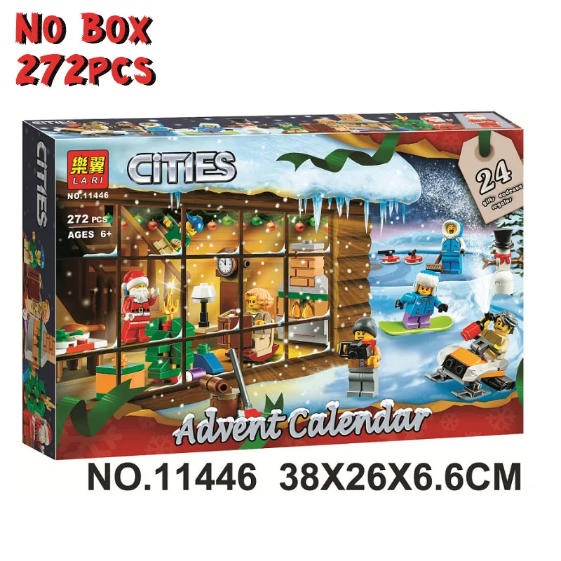 Cena W magazynie 11446 272 sztuk seria miejska kalendarz adwentowy legoinglys klocki budowlane miasto cegły zabawki prezent na boże narodzenie 60235