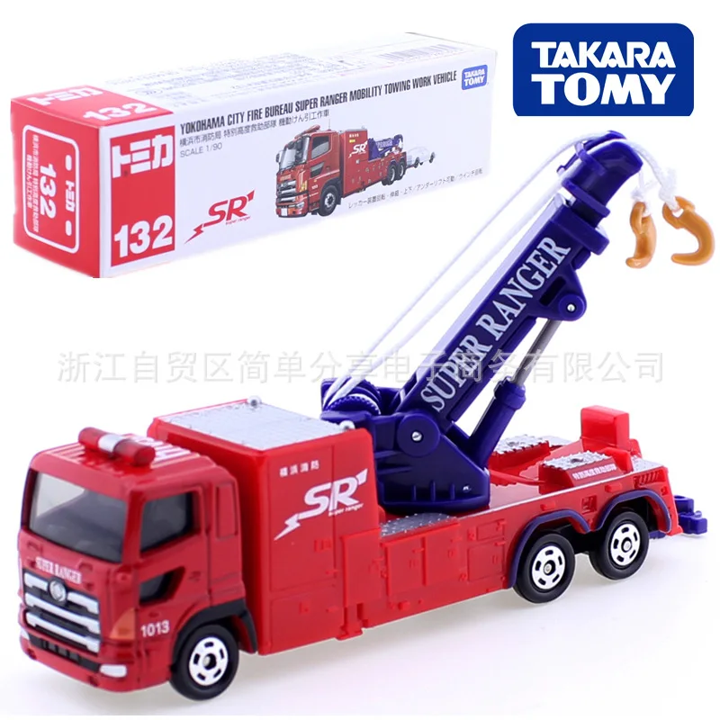 Tomy TOMICA Tomica модель автомобиля из сплава детская игрушка 132 Yokohama пожарный спасательный автомобиль