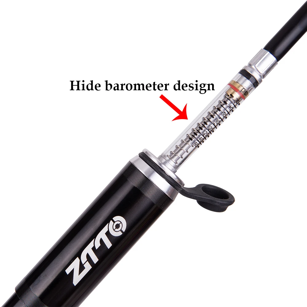 Велосипедный мини-насос для велосипеда 160PSI, портативный манометр из алюминиевого сплава, насос для велосипедных шин, клапан Presta& Schrader