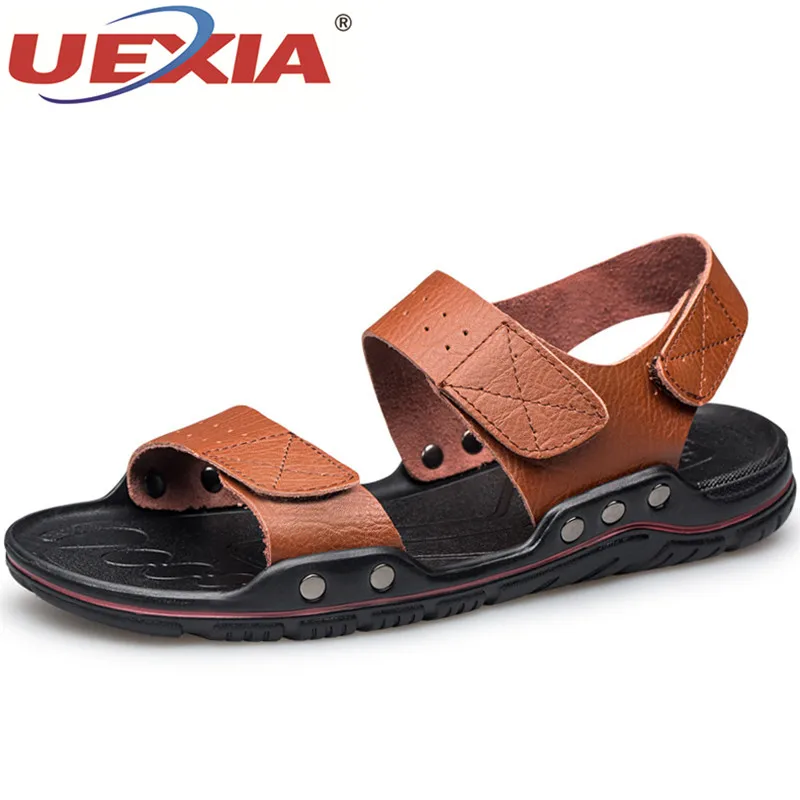 Outdoor Fashion Men Sandals Summer Shoes Casual Breathable Beach New Style High Quality Hook &amp Loop Design | Обувь