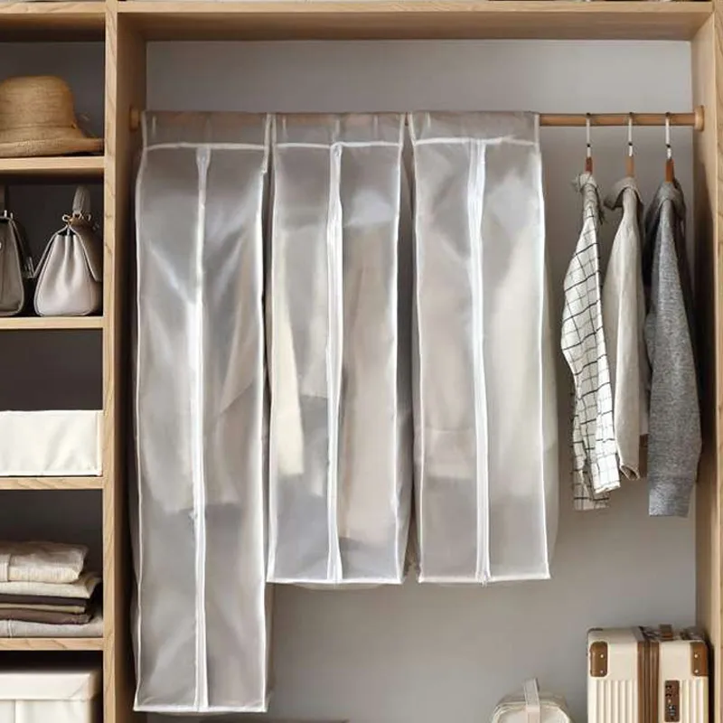 Прочный чехол для одежды для защиты от пыли пылезащитный PEVA дышащий Органайзер пылезащитный чехол чистый подвесной шкаф сумка для хранения одежды платье