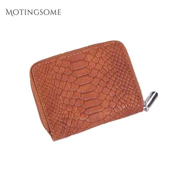 

Crocodile Pattern Women Leather Wallets and Purses RFID Blocking Alligator Wallet Short Wallet Card Holder Luxury Design 2020