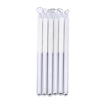 

Silver White Ceramic Tool Repair Blank Set Of 6 Aluminum Rod Sculpture Scraper Sculpture Tool Scraper Model Making Tool