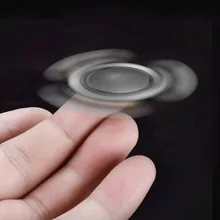 Круглый алюминиевый сплав ручной Спиннер твердый Профессиональный кончик пальца спиральный отжим пальца для аутизма помогает снять стресс