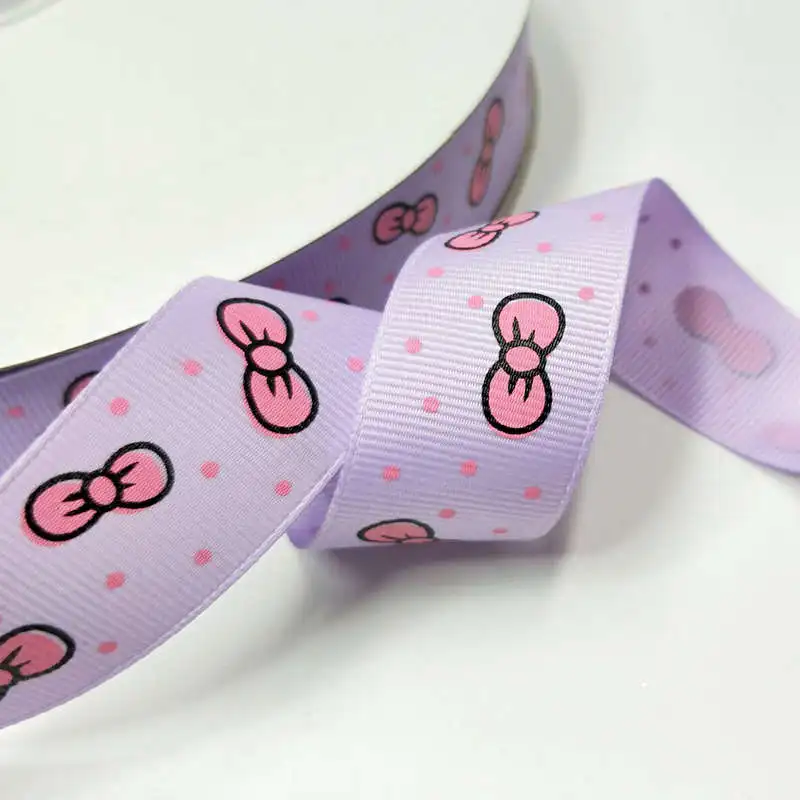 Репсовая лента с бантом 5 ярдов 1 дюйм|grosgrain ribbon|10 yardribbon wedding |