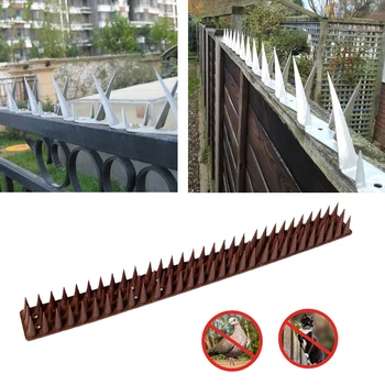 

10pcs/set Fence Wall Spikes Electrical Equipment Bird Cats Foxes Garden Anti Climbing Roof PP Yard Home Wiring Cable