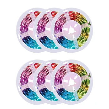 

LED Strip Lights Bluetooth 15M IP65 5050 RGB with Music for Christmas