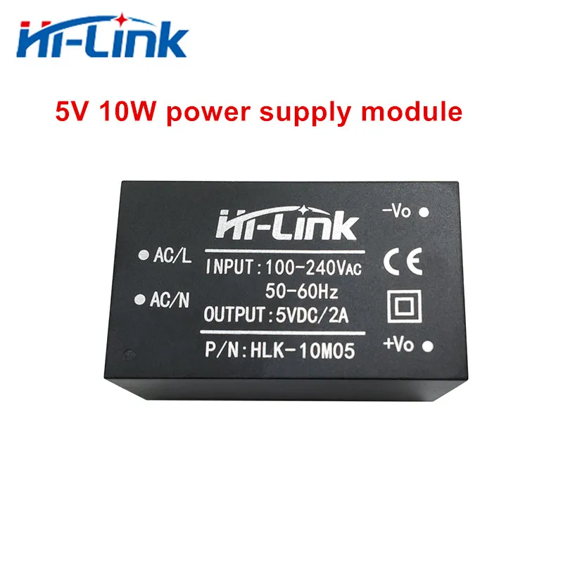 Hi-Link manufacturer 2pcs 5V 10W 2A AC DC isolated switching step down power supply module AC DC converter module