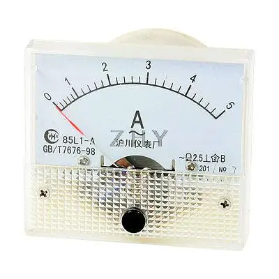

Class 2.5 Fine Tuning Dial Panel Ampere Meter 85L1-A AC 0-5A