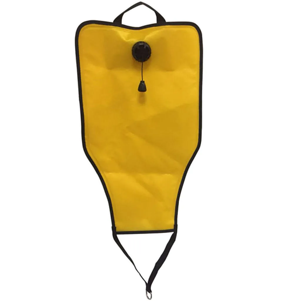 Scuba Diving Lift Bag, Underwater Salvage Lift Bag with Over Pressure Dump Valve, Performance Coated TPU Nylon, Yellow