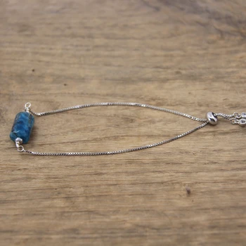 The Blue Apatite Crystal Bracelet serves as a harmonious fusion of style and metaphysical benefits. Crafted from genuine Blue Apatite, this bracelet is designed not only for aesthetic appeal but also as a tool to enhance communication, foster inner peace, and stimulate spiritual growth. With its calming energies and throat chakra activation, the bracelet aims to provide a touch of sophistication while nurturing a deeper connection to one's higher self.