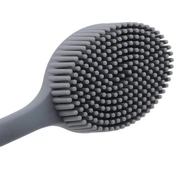 

Kitchen Cleaning Hangable Brush Scrubber Dish Bowl Washing Sponge Silicone Kitchen Pot Cleaner Tool
