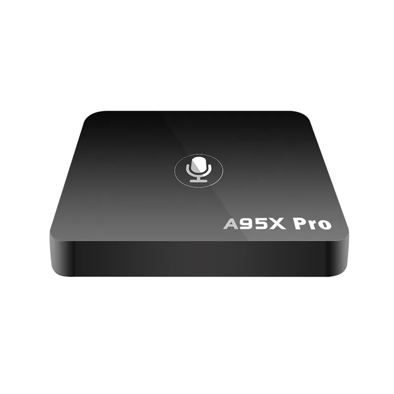 Google tv Box A95X Pro 2G 16G Smart Android 7,1 tv Box Голосовое управление Amlogic S905W WiFi LAN медиаплеер PK X96 mini HK1 Max