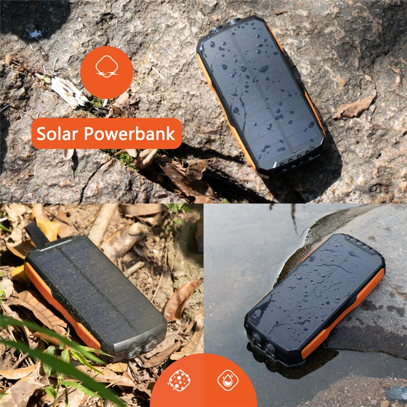 25000mAh Wireless Solar Power Bank for iPhone 12 Samsung S21 Xiaomi Poverbank Portable External Battery Fast Charger Powerbank magnetic wireless power bank