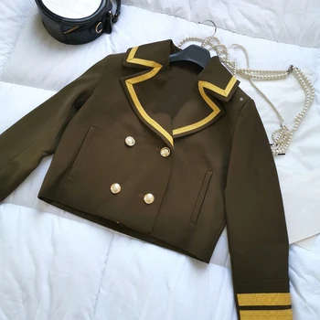 

Casual Formal Slim Jacket for Women Long Sleeve V-Neck Elegant Lady Coat 2020 New Women Jacket