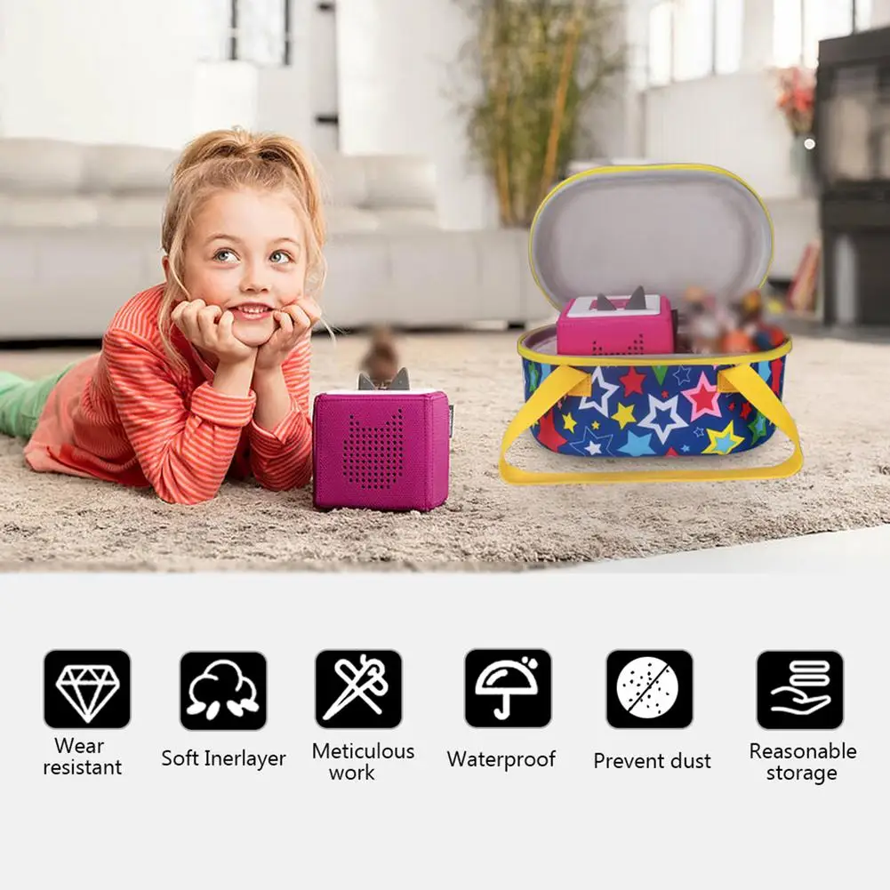 For Toniebox Starter Storage Bag Portable Travel Carrying Case EVA