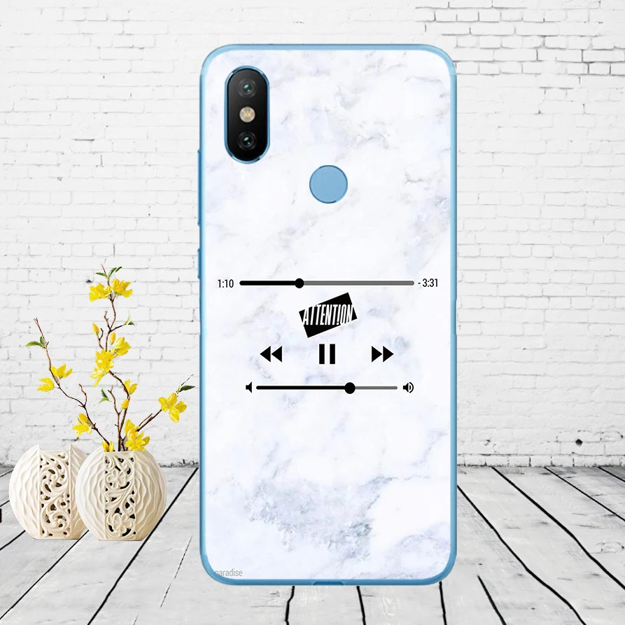 Мягкий силиконовый чехол с мраморным камнем для Xiao mi Red mi 6 6a mi 8 a2 lite note 5 6 pro 7
