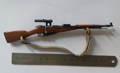 1 Вторую мировую войну 12-дюймовый солдат Красной Армии Мосина Nagan 1944 Блокировка винтовки, миниатюрная модель пистолета, коллекционирования, в качестве подарка на день рождения - Цвет: 1
