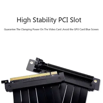 

1Set GPU Adapter Cable Computer PCI-E X16 Vertical VGA Graphics Card Bracket 24BB