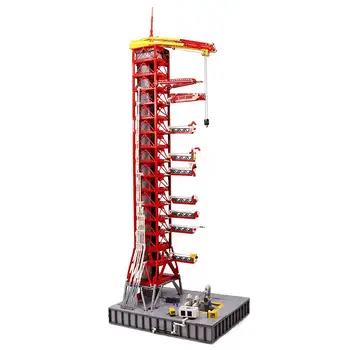 

Moc High 3073PCS Lepining Space Series Apollo Saturn V Launch Umbilical Tower FOR 21309 Building Blocks Bricks Gift Kids