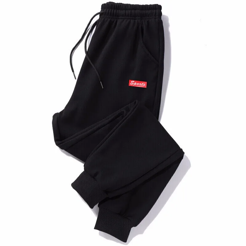 

Autumn New Style Elastic Athletic Pants Men Fashion Printed Sweatpants Skinny Casual Pants Beam Leg Large Size Capri Men's Trous