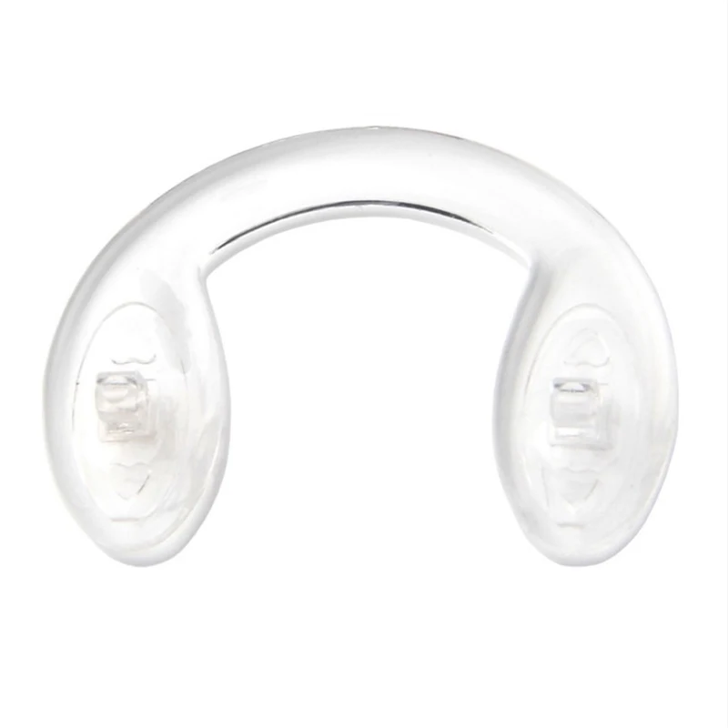 10pcs U Shape Silicone Conjoined Eyeglass Soft Nose Pads For Glasses Anti-Slip Insert Nose Pad