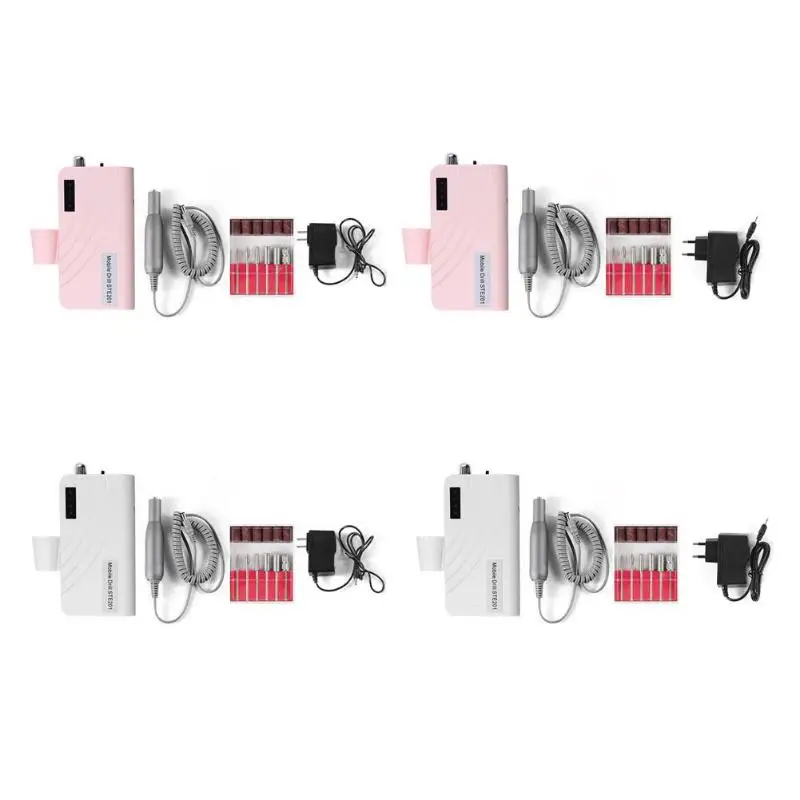 

Portable Electric Nail Drill Machine Rechargeable Manicure Set EU/US Plug