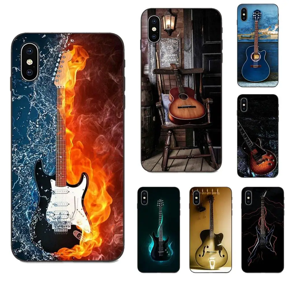

Dj Music Guitar Design Soft Phone Case Cover For Xiaomi Redmi Note 3 3S 4 4A 4X 5 5A 6 6A 7 7A K20 Plus Pro S2 Y2 Y3