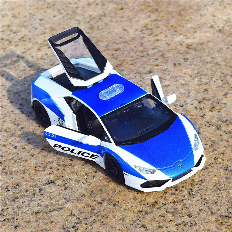 Полицеский автомобиль Maisto 1:24 Lamborghini LP610 модифицированная модель автомобиля из