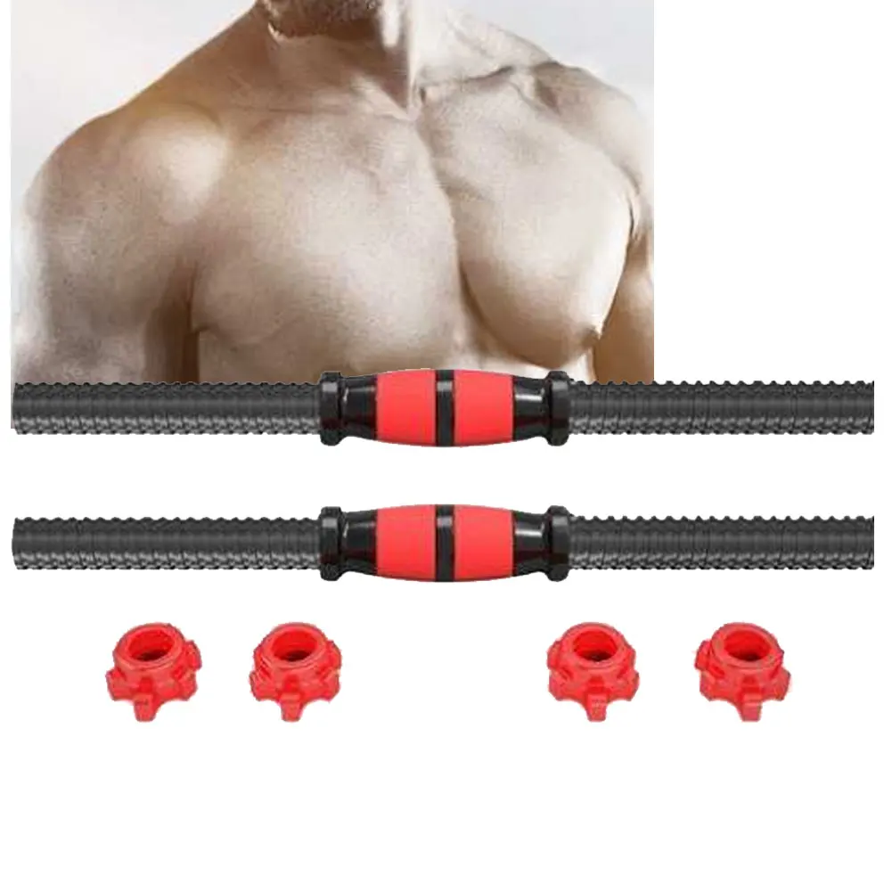 

2Pcs Umbbell Handle Barbell Handle Dumbbell Bars Dumbbell Bars Durable Prime Dfor Sport Workout Training Gym Dumbbell Bars
