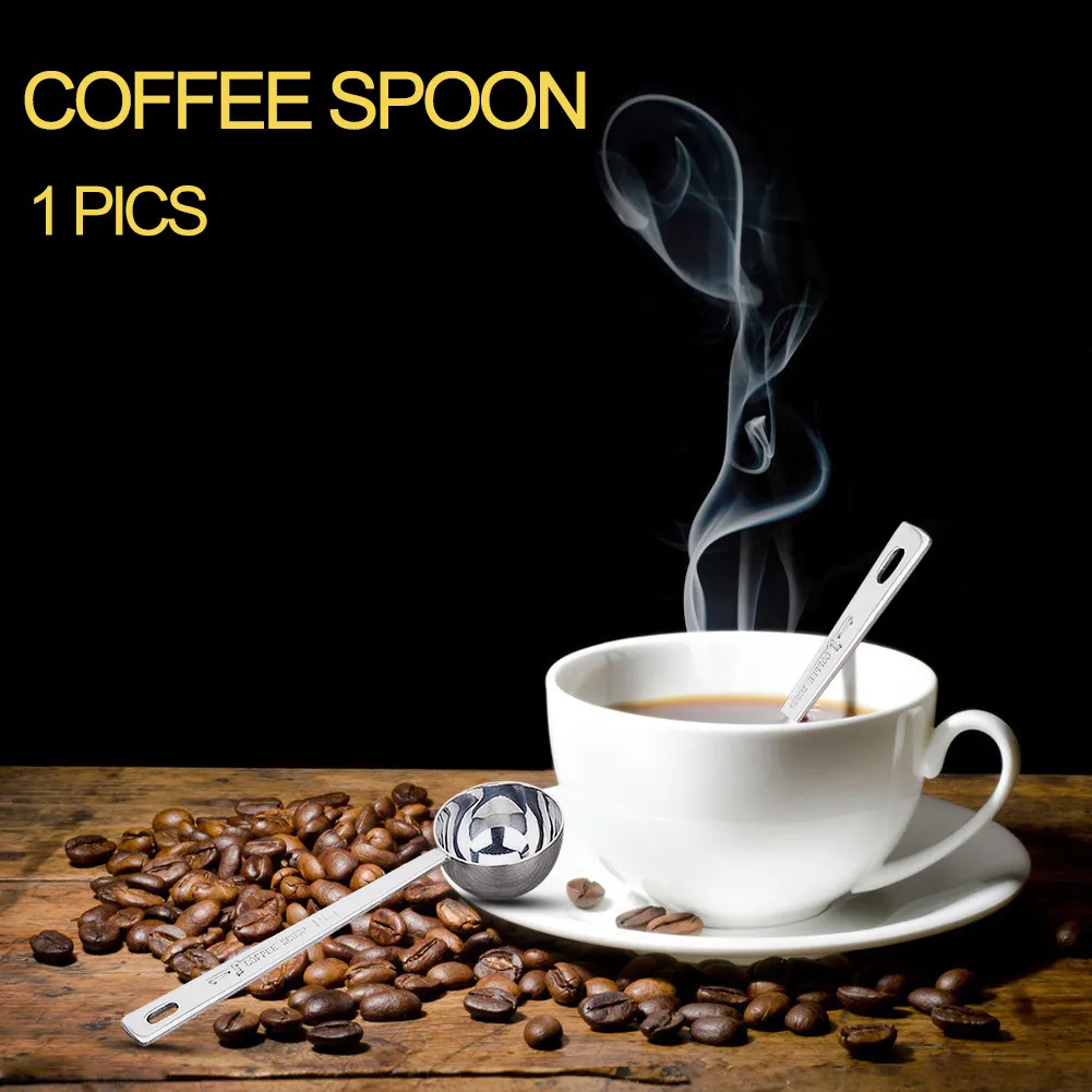 Высококачественная кофейная ложка, 1 столовая ложка, точная 15 мл, мерная кофейная ложка из нержавеющей стали, кофейная ложка с длинной ручкой