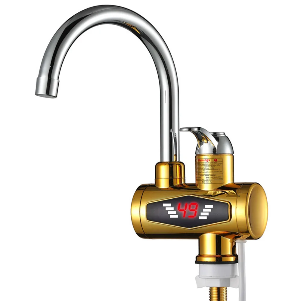 LED Display Water Heater Kitchen Faucet Instant Water Heater Shower Instant Heaters Tap new - Цвет: A1