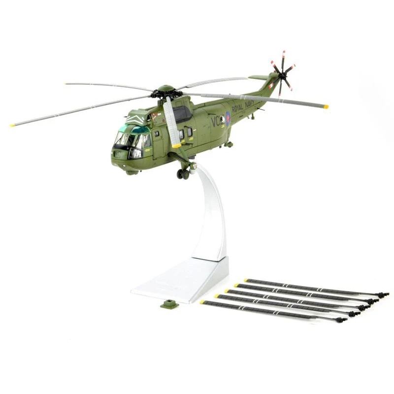 Прекрасный 1/72 Британский Королевский Темно-Синий HC. Mk 4 Вертолет 1982 Falklands войны a33421 сплав Коллекционная модель
