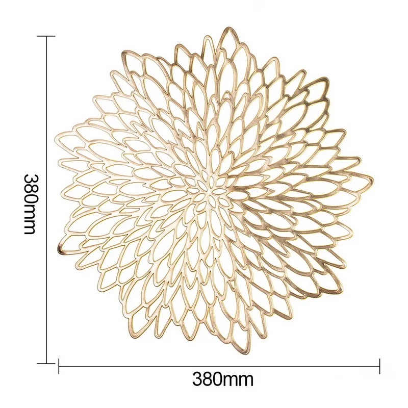 ПВХ полый изоляционный подстилок, подстилки для стола, коврики для дома, Рождественский Декор, термостойкие подстилки для обеденного стола