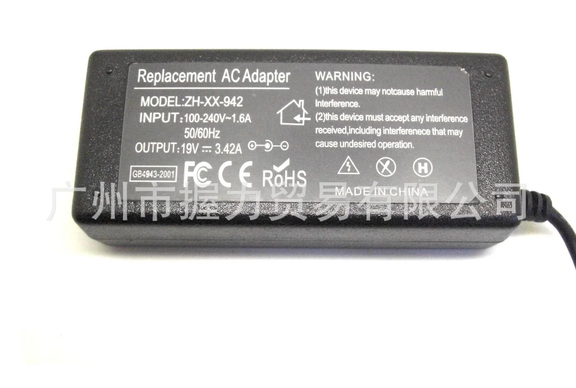 19V 3.42A 65W Ноутбук Ac Мощность адаптер Зарядное устройство для lenovo G530 G550 G555 G560 Y450 Y530 Y470 U450 U550 5,5 мм* 2,5 мм