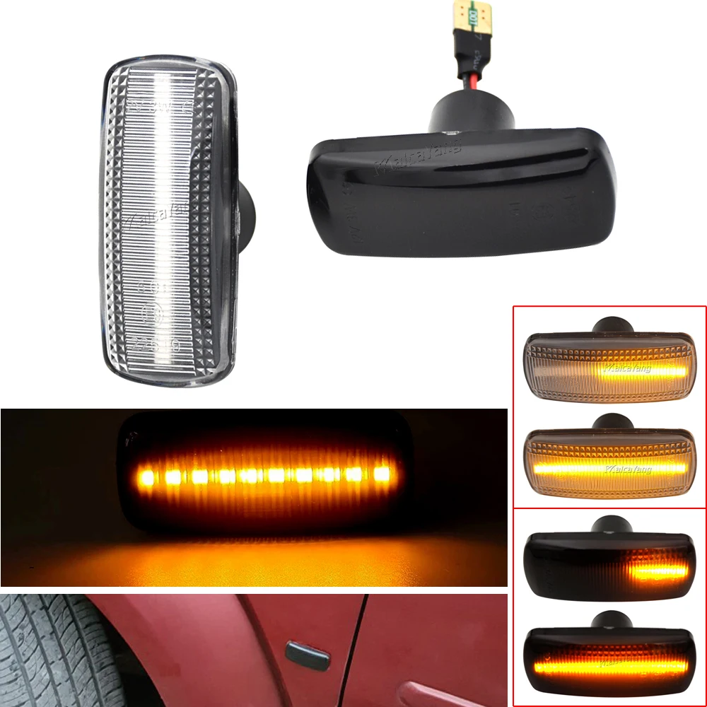 Dynamic Turn Signal Lamp For Jeep Compass Chrysler 200 300 Lancia Flavia Dodge Charger Avenger