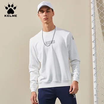 

KELME Men's Crewneck Sweatshirt Spring Casual Letter Brand Print Sweatshirts Male Tracksuit Japanese Streetwear Hoodies 3881526