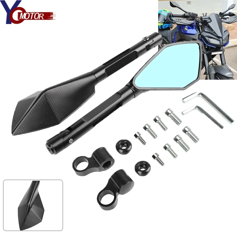 

CNC Aluminum Rearview Side Mirror Motorcycle Mirrors For SUZUKI GSXR1300 HAYABUSA DL650 V-STROM DL1000 SFV650 SV650 DUKE 125 200