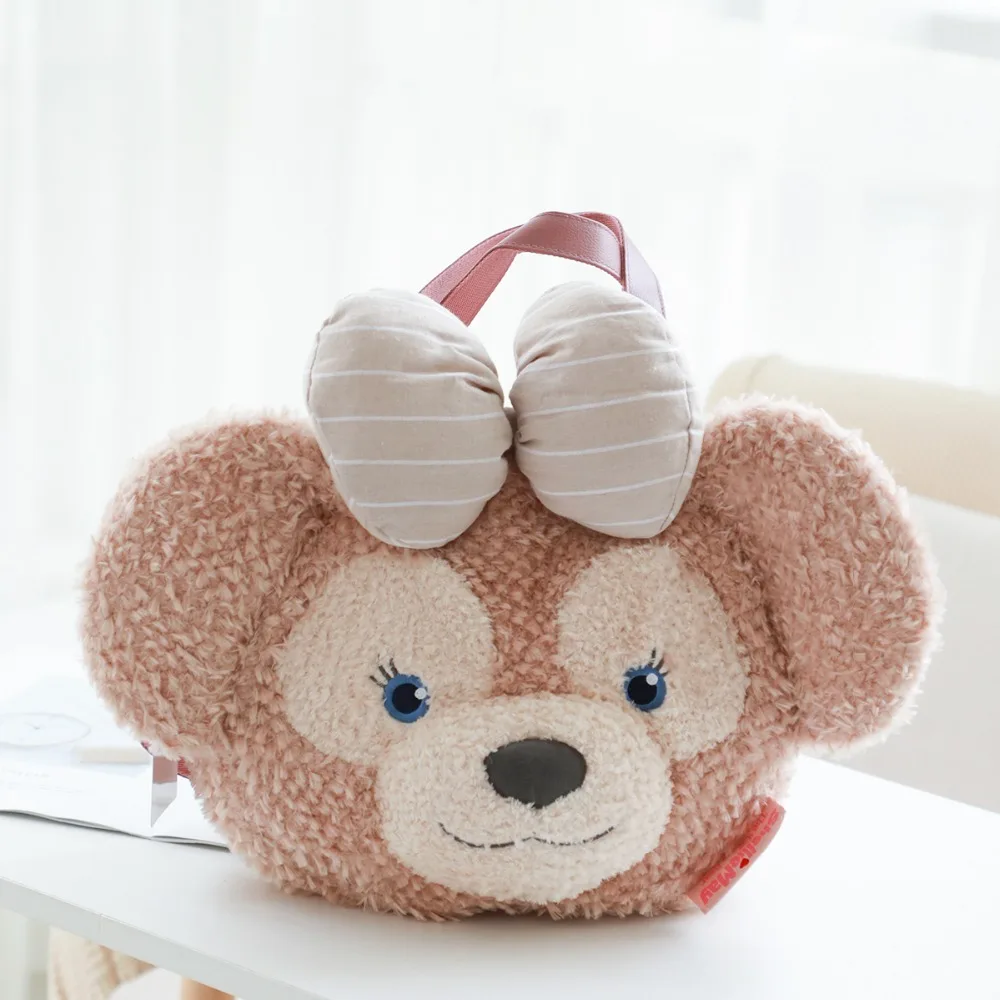 

Kawaii Anime 45cm Shelliemay Bear Plush Soft Hand Bag Duffy Bear Face Plush Tote Bag Handbag Shoulder Bag Large Plush Backpacks