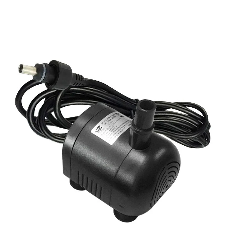 Бесщеточный мотор DC12V мини погружной водяной насос 350л/ч максимальный поток