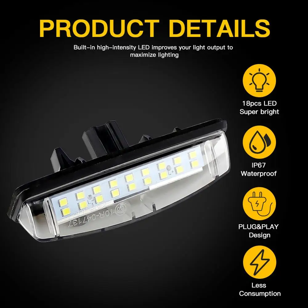LED CANBUS без ошибок автомобиля номерной знак света база лампы для Мицубиси Кольт