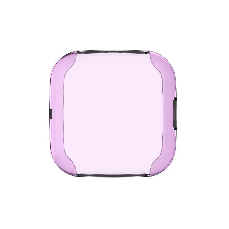 watch protective shell frame cover case for fitbit versa2 smart watch sleeve full-pack 6 colors men women watch protector