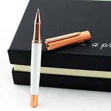 Роскошные подарочные ручки Китайский металлический круглый ролик ручка 0,5 мм наконечник обучения офисные школьные канцелярские ручки отель бизнес пишущая шариковая ручка
