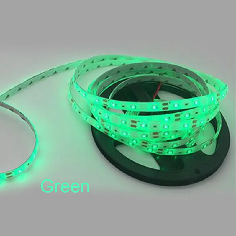 Green RGB 300 светодиодный светильник 5 м 60 светодиодный s/m SMD 2835 белый теплый белый красный зеленый синий светодиодный светильник 12 В водонепроницаемая гибкая лента - Испускаемый цвет: Green