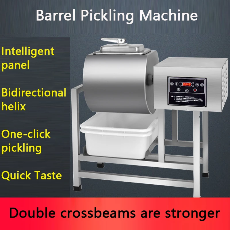 

Stainless Steel 45L/50L Meat Salting Marinated Machine Chinese Salter Machine Hamburger Shop FAST Pickling Machine with Timer