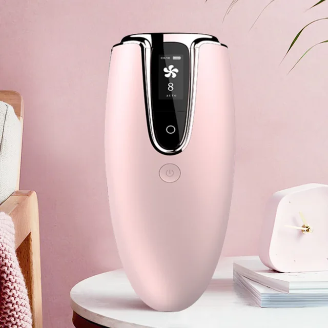 Laser Hair Removal Device Private Parts Shaver IPL Photon Skin Rejuvenation Hair Removal Device Beauty Instrument Depilador Pink-Silver Edge