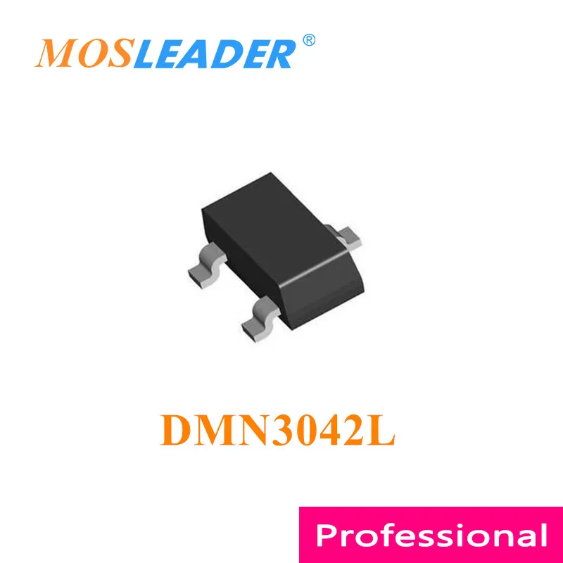 

Mosleader SOT23 DMN3042L 3000PCS DMN3042 DMN3042L-7 20V 30V 5.8A N-Channel Made in China High quality